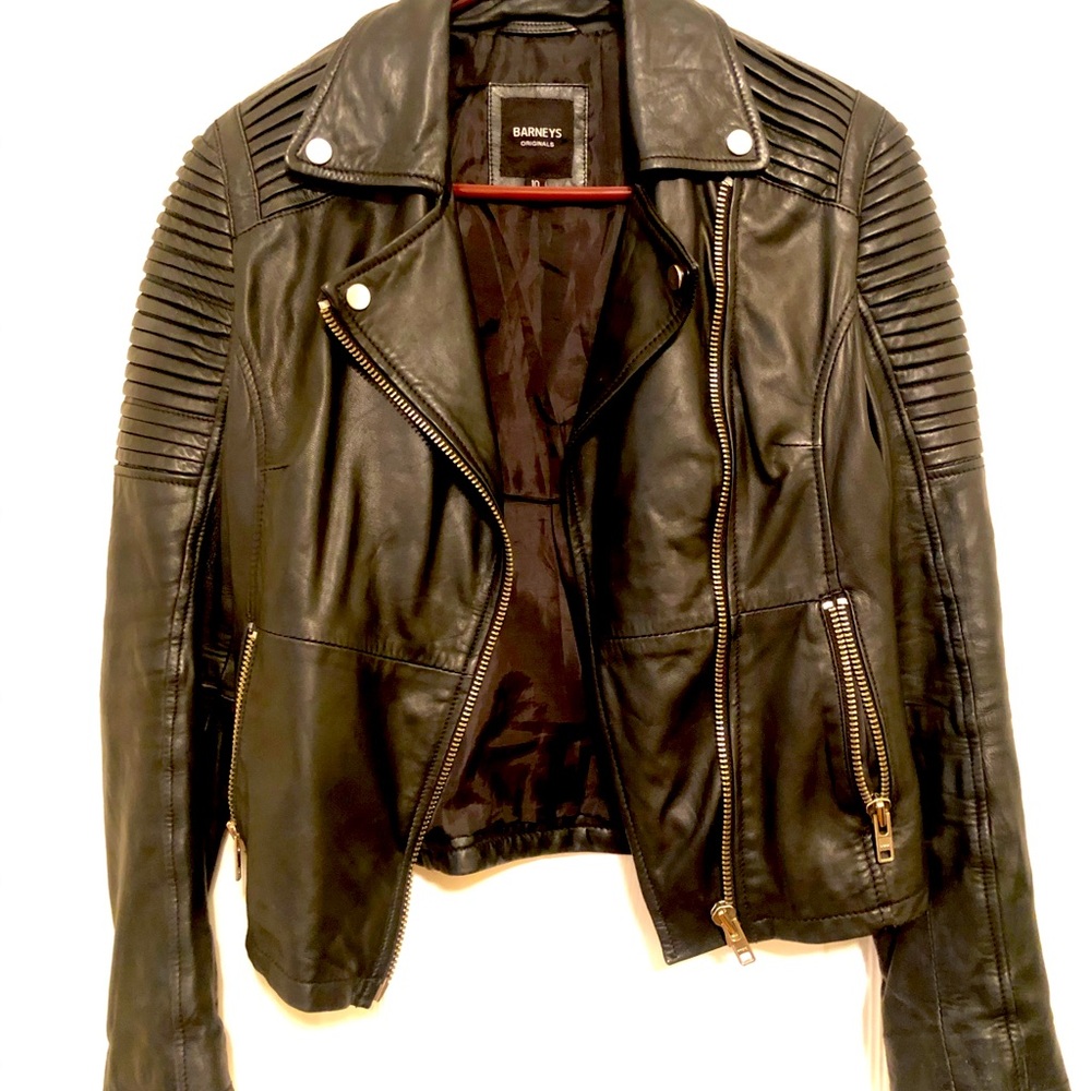 Barney’s Originals leather jacket